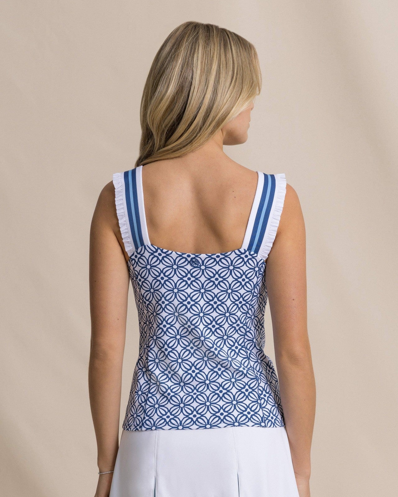 Southern Tide Rylee Printed Active Top For Women|Sale