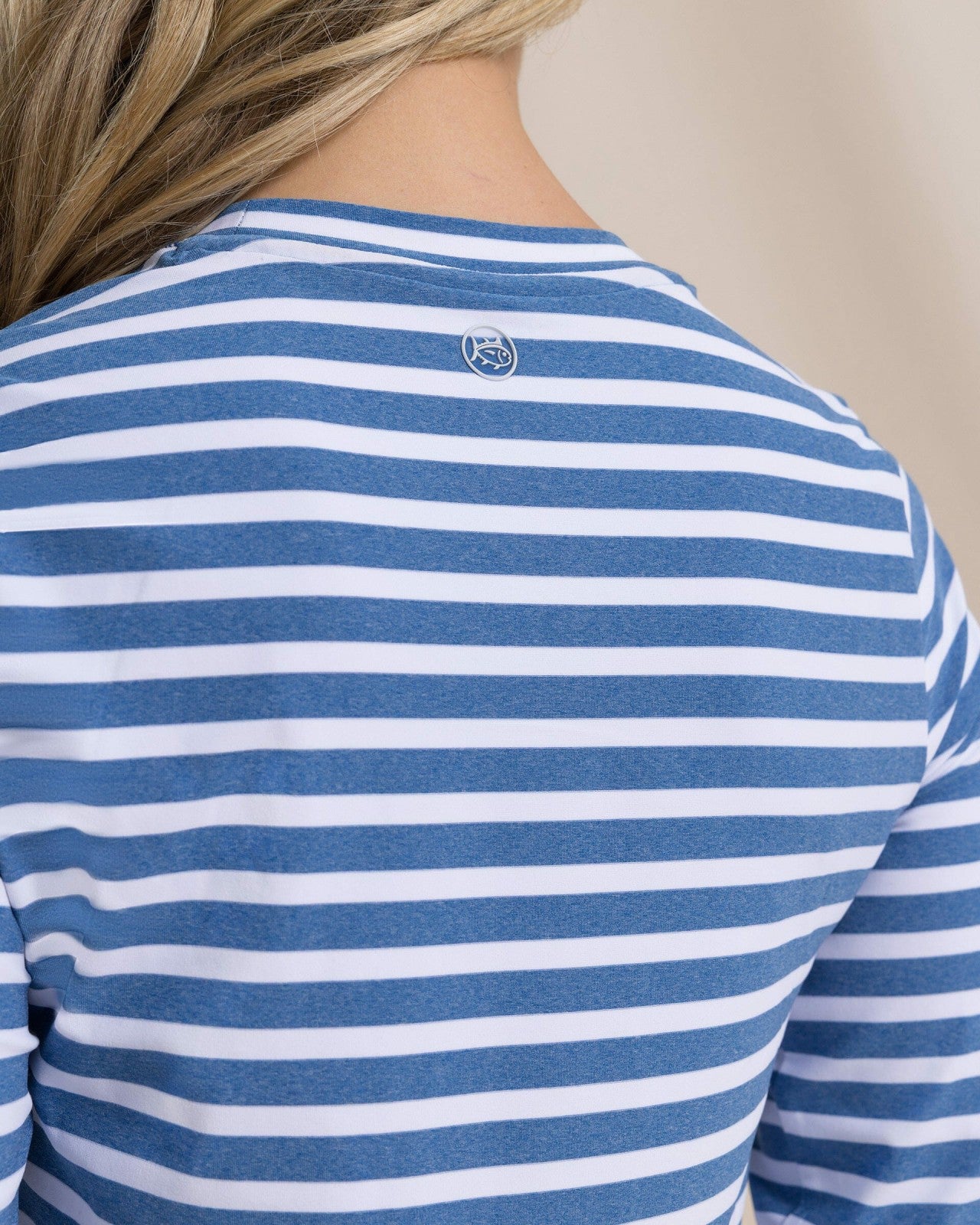 Southern Tide Linley Stripe Coastal Breeze® Performance Crew For Women|Sale