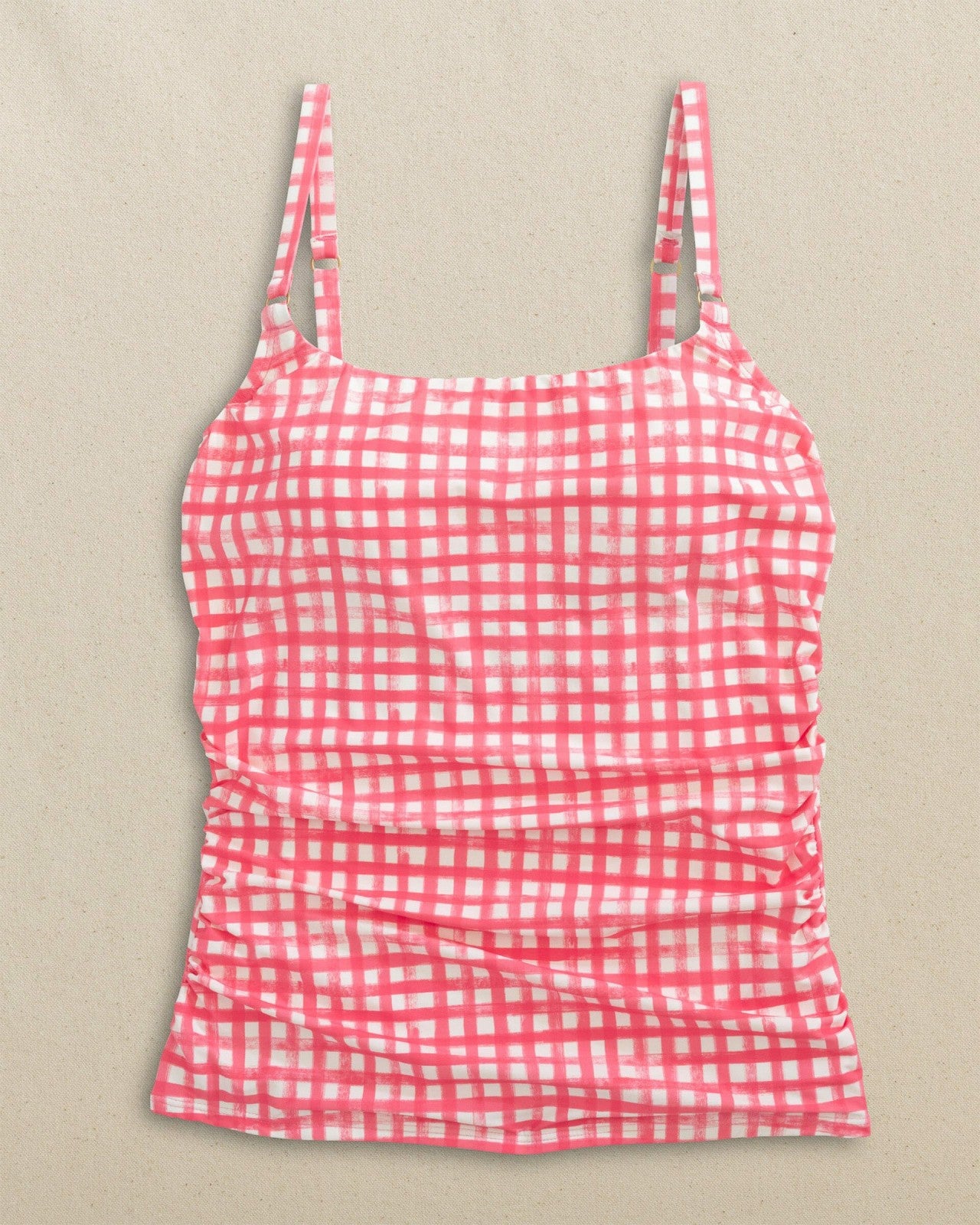 Southern Tide Gingham Tankini Top For Women