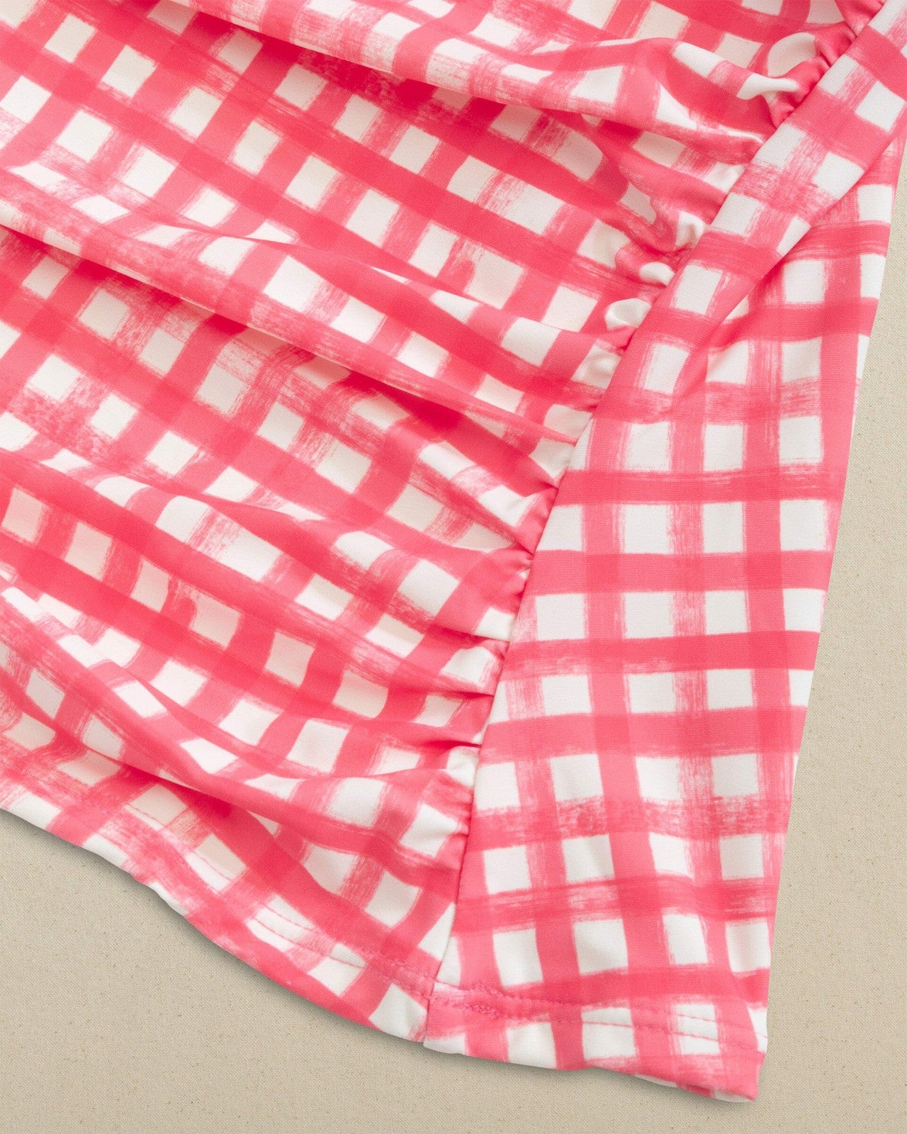 Southern Tide Gingham Tankini Top For Women