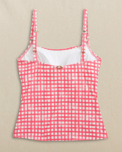 Southern Tide Gingham Tankini Top For Women
