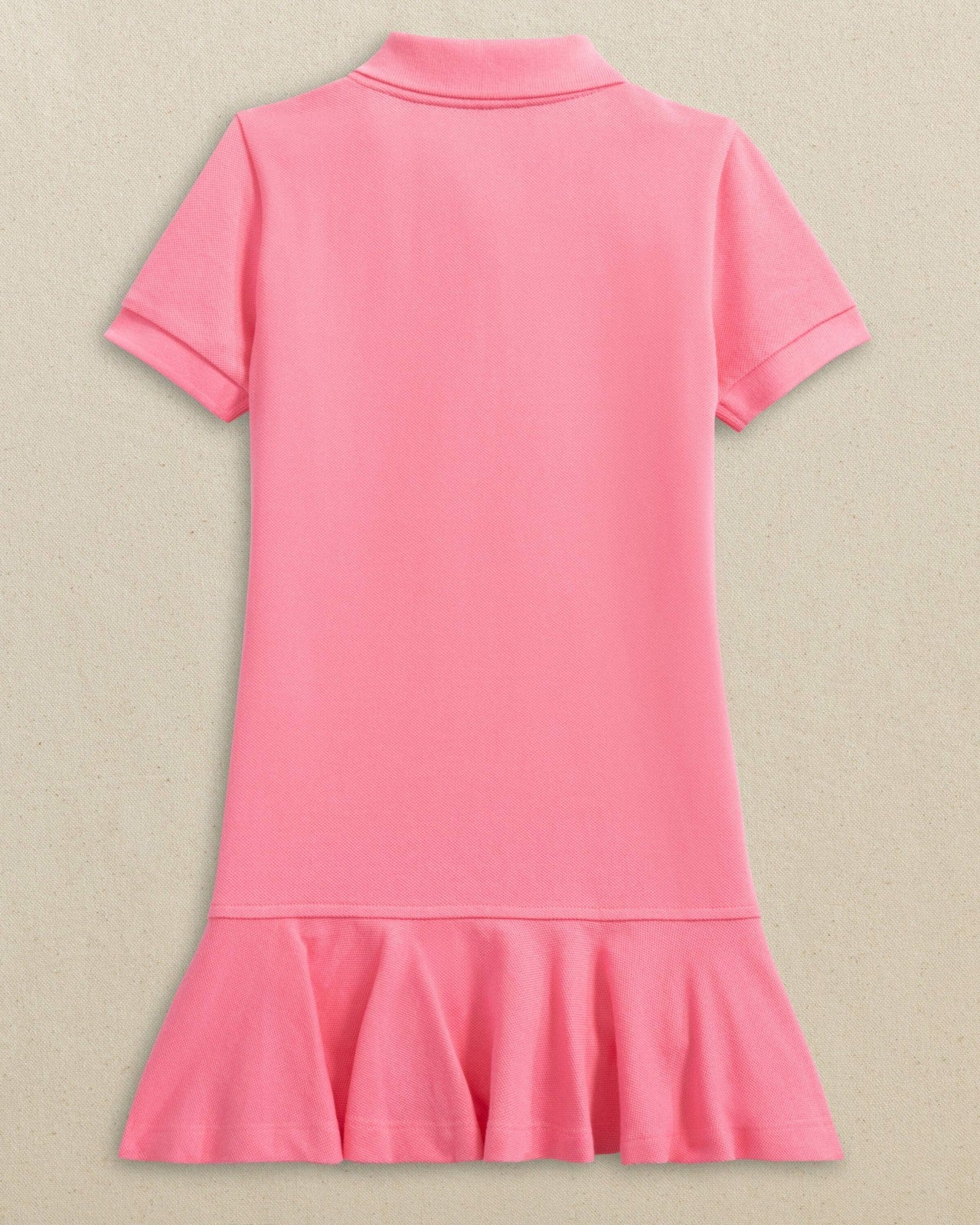 Southern Tide Girls Skipjack Dropwaist Polo Dress - Sea Pink For Women|Kids