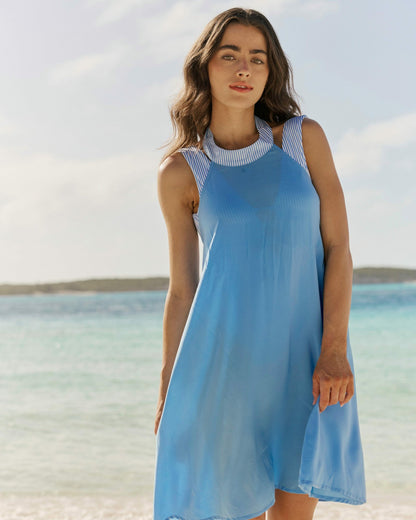 Southern Tide Halter Neck Short Cover-Up Dress For Women