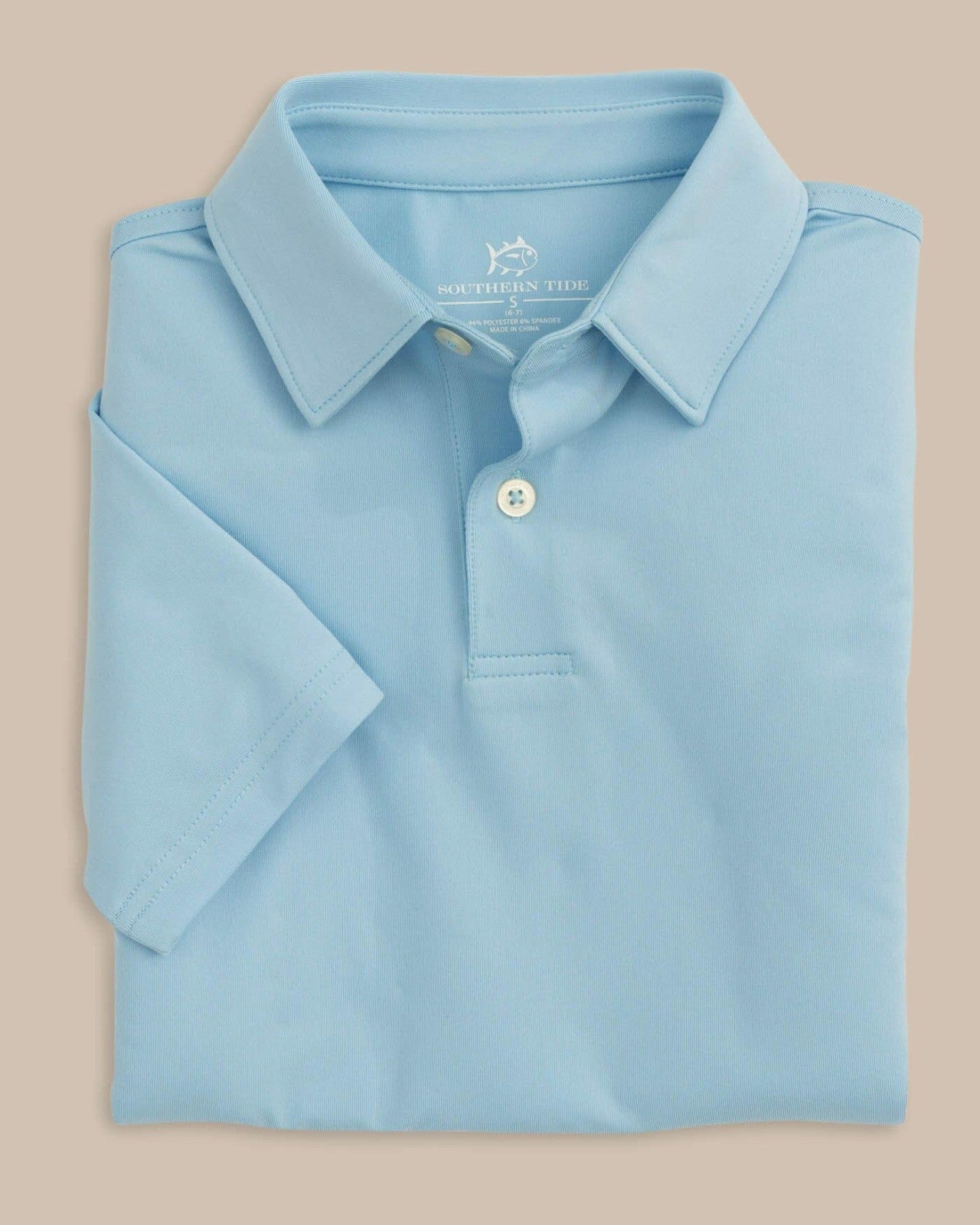 Southern Tide Boy's Preppy Driver Performance Polo Shirt For Kids