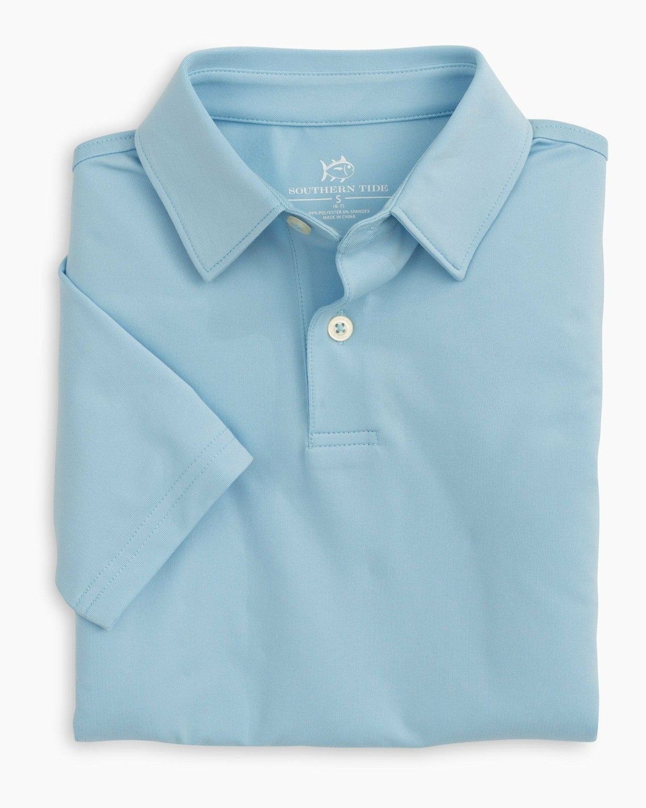 Southern Tide Boy's Preppy Driver Performance Polo Shirt For Kids