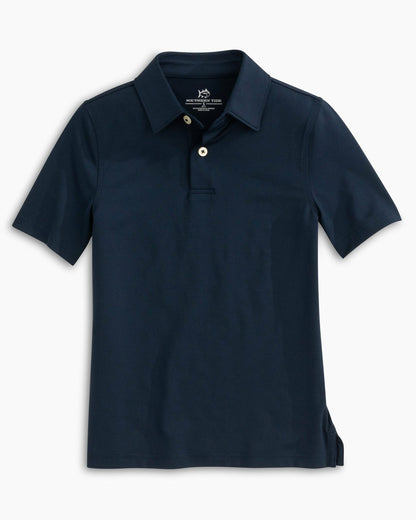 Southern Tide Boy's Preppy Driver Performance Polo Shirt For Kids