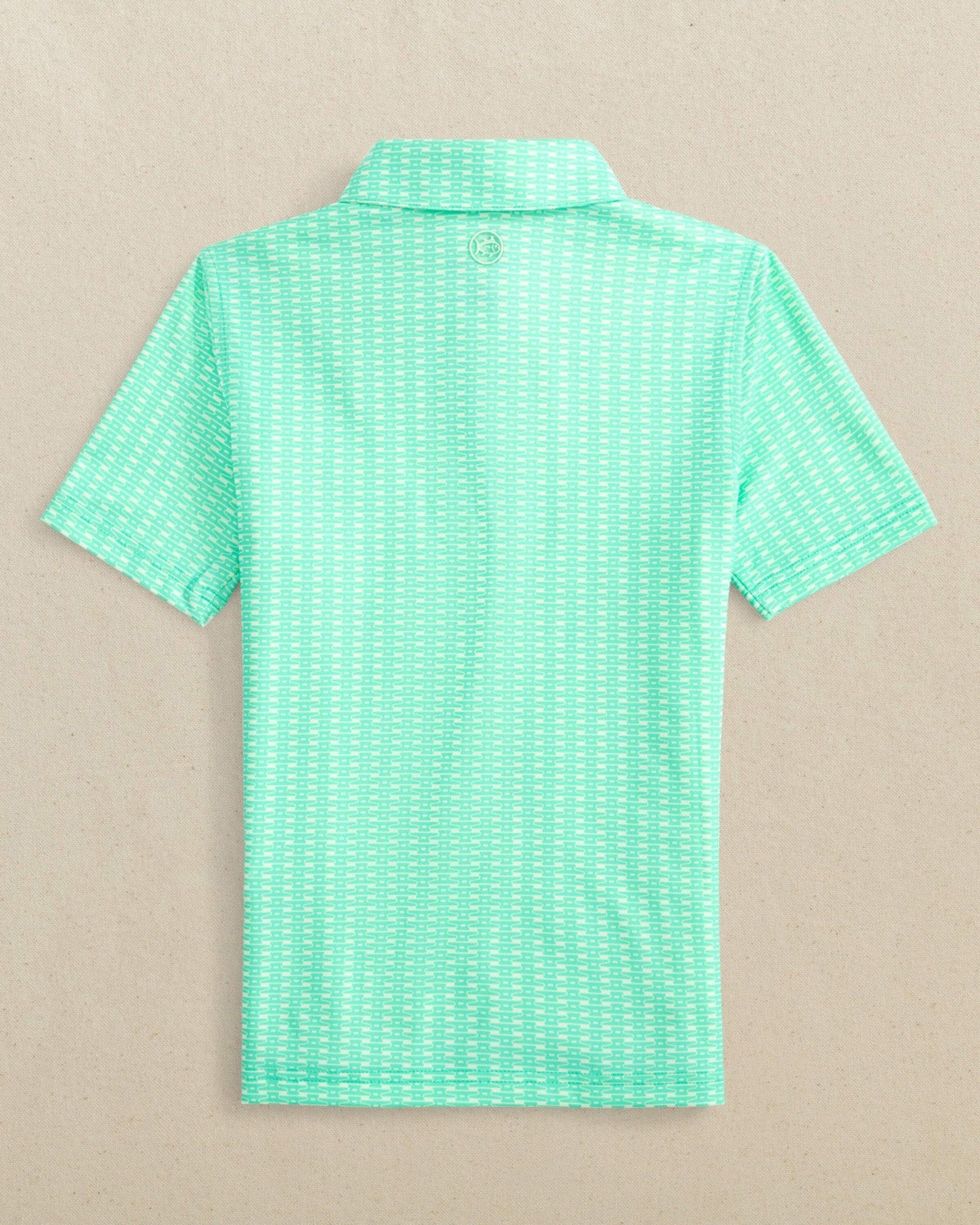 Southern Tide Boys Pop Lock & Dock It Printed Performance Polo For Kids