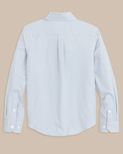 Southern Tide Youth Intercoastal Rosemont Tattersall Sport Shirt For Kids