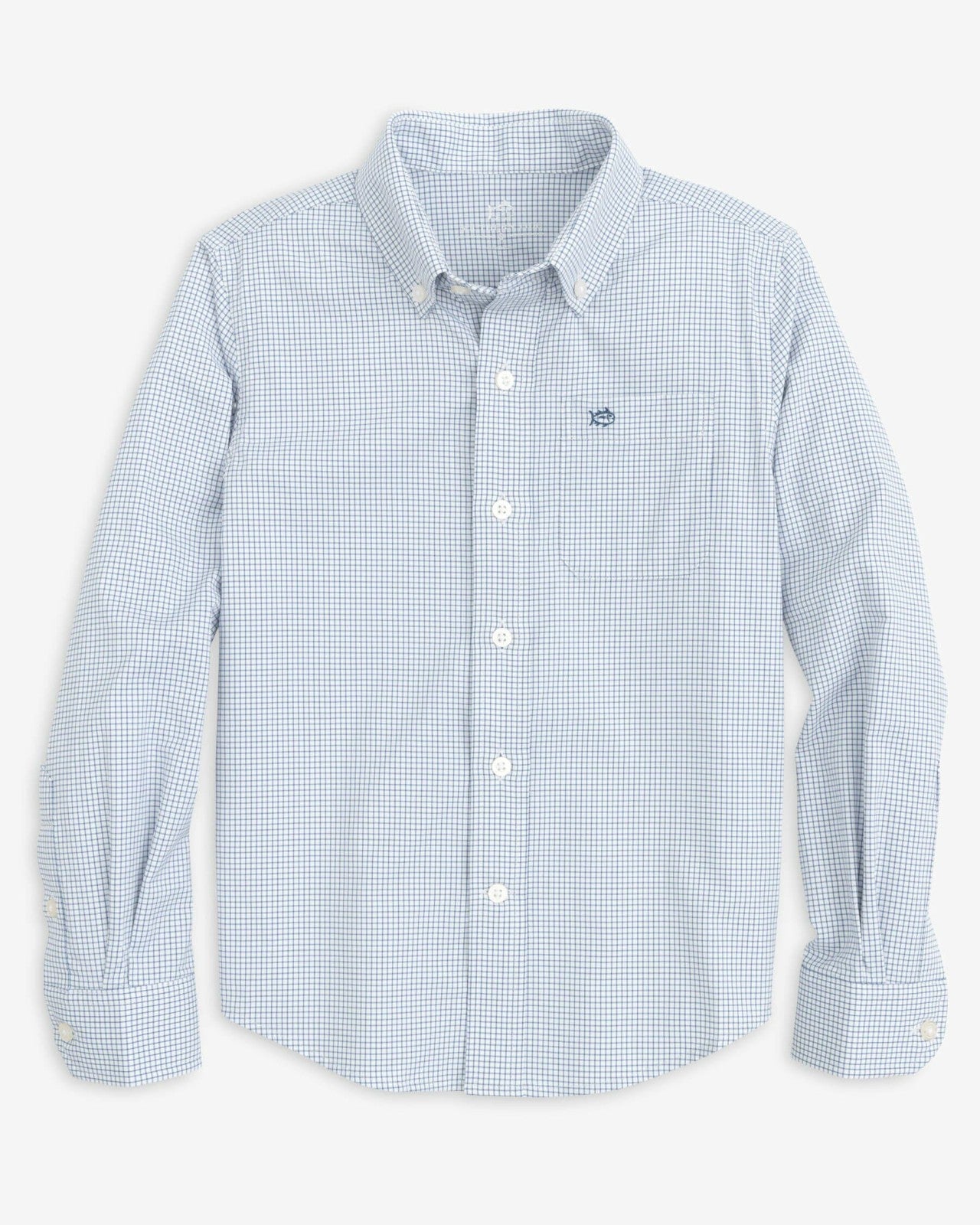 Southern Tide Youth Intercoastal Rosemont Tattersall Sport Shirt For Kids