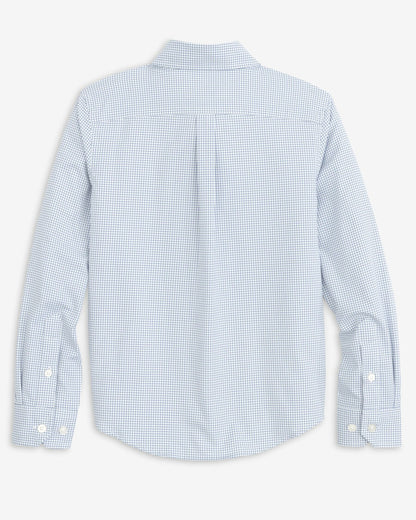 Southern Tide Youth Intercoastal Rosemont Tattersall Sport Shirt For Kids