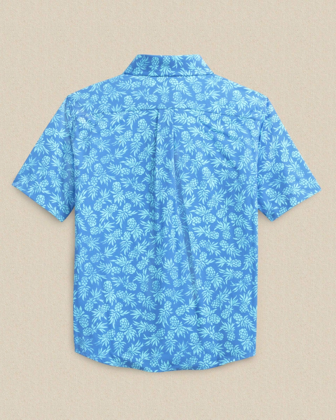 Southern Tide Boys Pineapple Parade Short Sleeve Sport Shirt For Kids|Sale