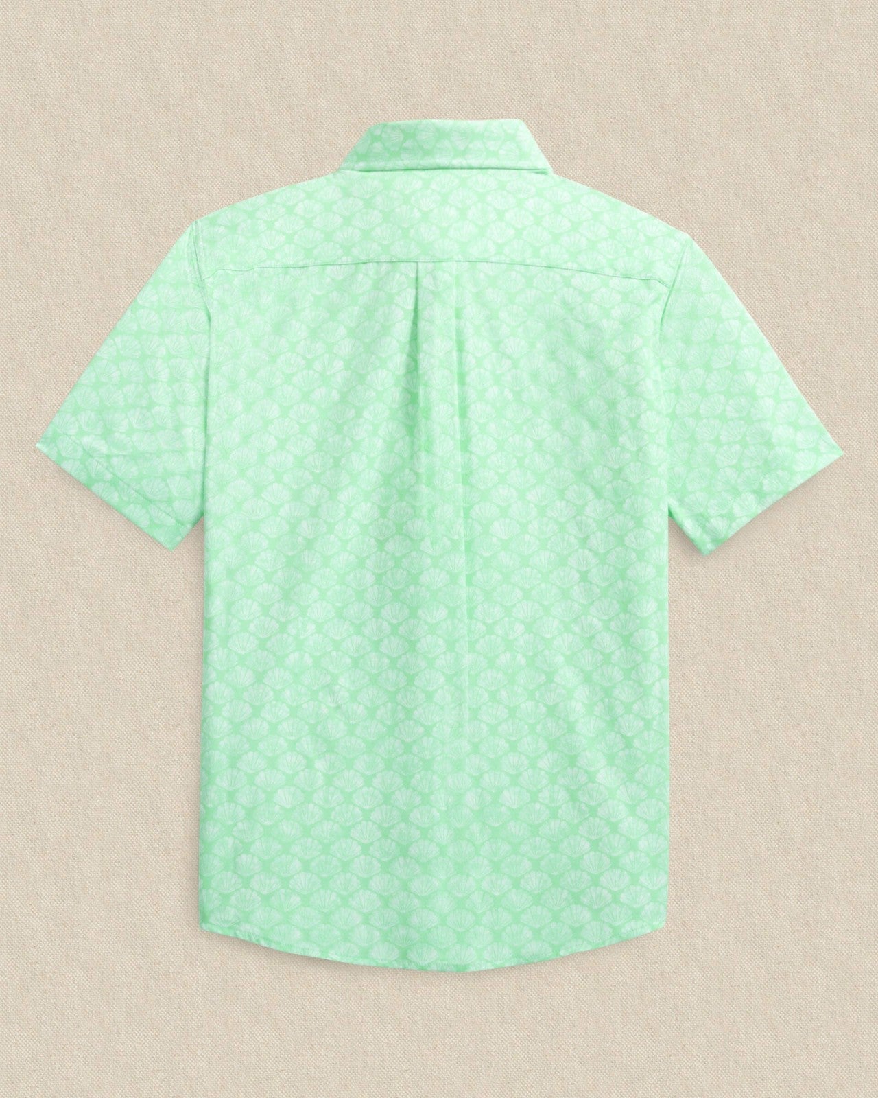 Southern Tide Boys Seashell Cove Short Sleeve Sport Shirt For Kids|Sale
