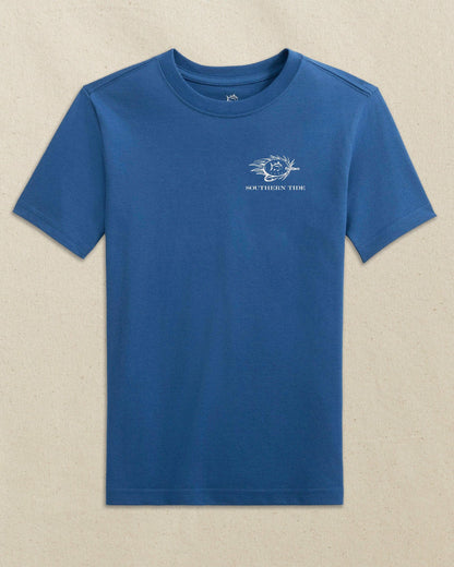 Southern Tide Kids Skipjack Fill Tackle Tangle Short Sleeve T-Shirt For Kids