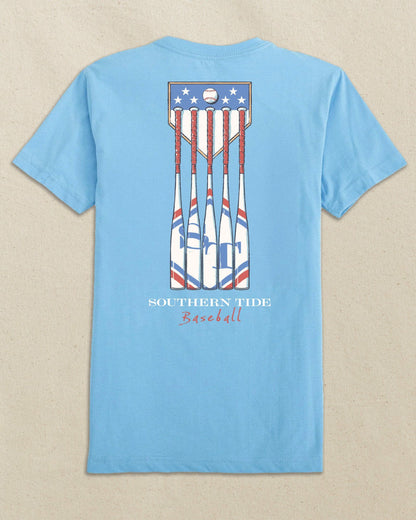 Southern Tide Kids Patriotic Bats Short Sleeve T-Shirt For Kids