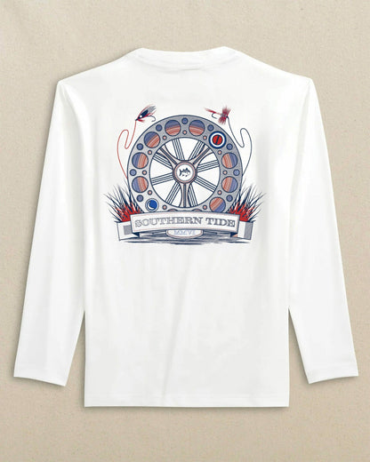 Southern Tide Kids Keep It Reel Performance Long Sleeve T-Shirt For Kids