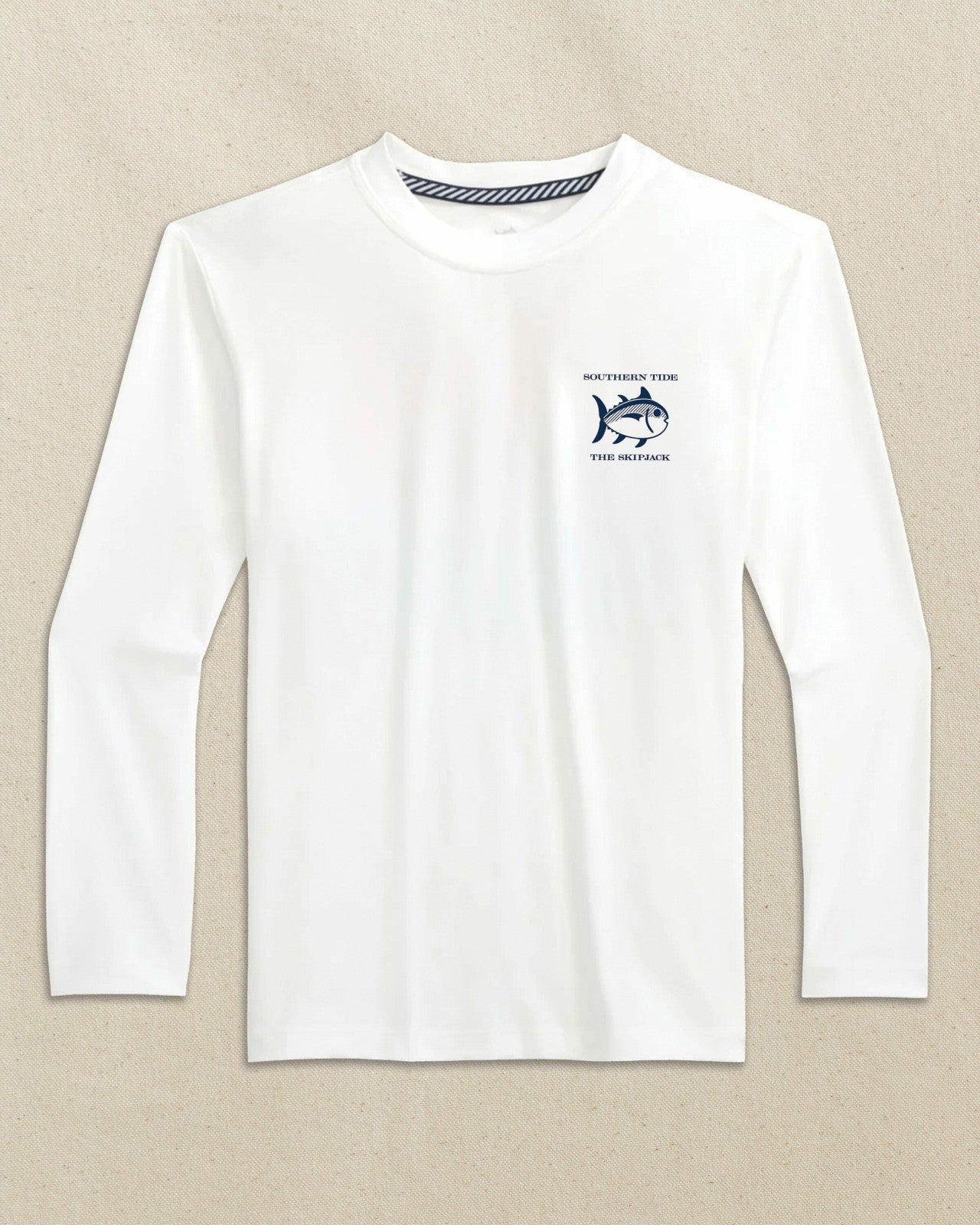 Southern Tide Kids Keep It Reel Performance Long Sleeve T-Shirt For Kids