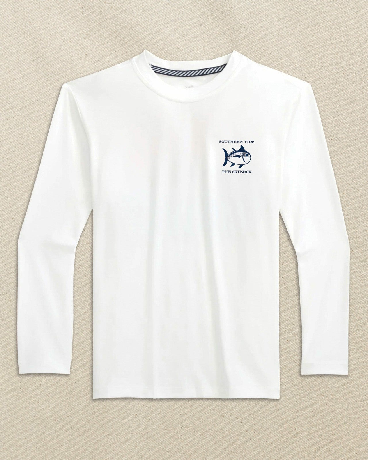 Southern Tide Kids Keep It Reel Performance Long Sleeve T-Shirt For Kids