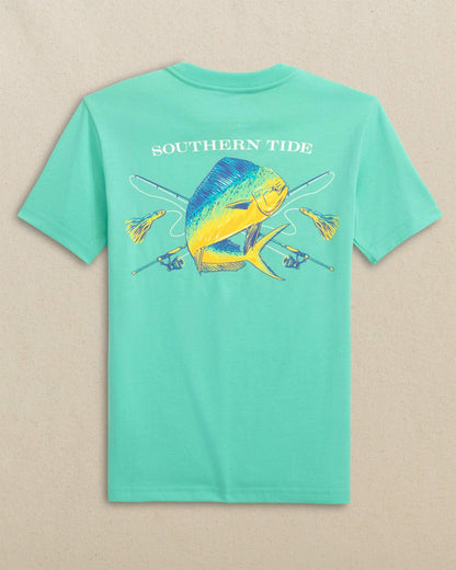 Southern Tide Kids Mahi Deep Sea Fishing Short Sleeve T-Shirt For Kids