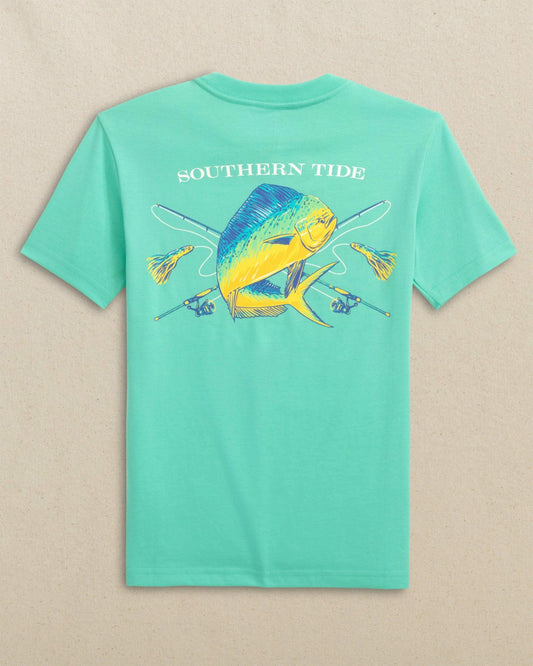Southern Tide Kids Mahi Deep Sea Fishing Short Sleeve T-Shirt For Kids