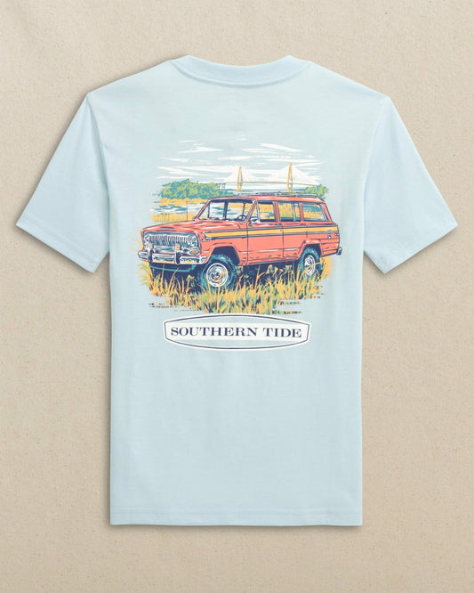 Southern Tide Kids Marsh Wagon Short Sleeve T-Shirt For Kids