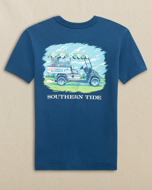 Southern Tide Kids Food & Beverage Cart Short Sleeve T-Shirt For Kids|Sale
