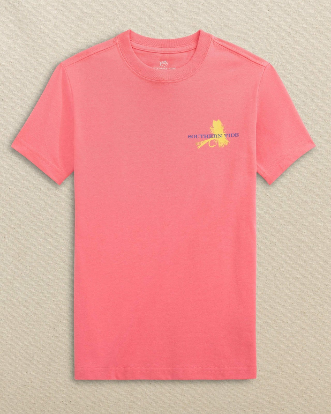 Southern Tide Kids Reel Fly Adams Short Sleeve T-Shirt For Kids|Sale