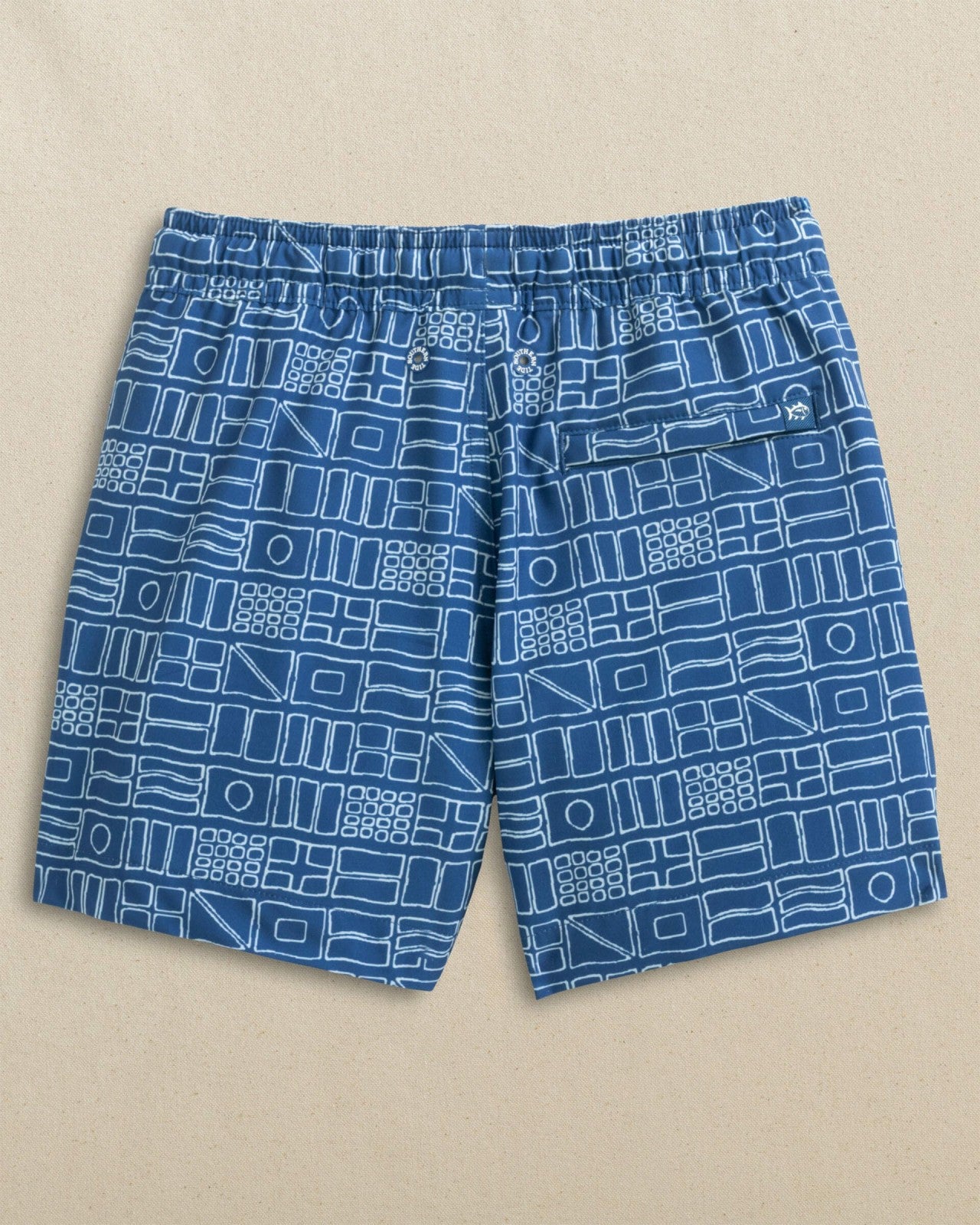 Southern Tide Boys Nautical Flags Swim Trunk For Kids