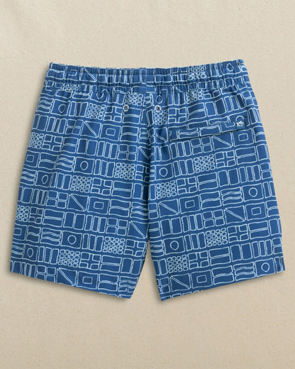 Southern Tide Boys Nautical Flags Swim Trunk For Kids