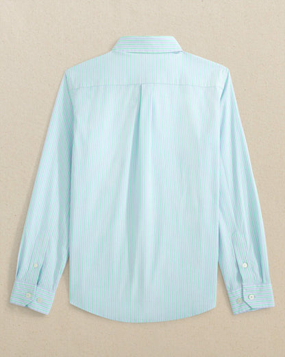 Southern Tide Boys Amelia Island Stripe Charleston Sport Shirt For Kids|Sale