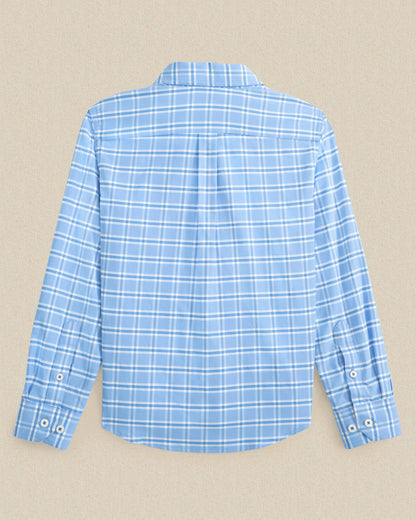 Southern Tide Boys South Beach Plaid Coastal Breeze® Sport Shirt For Kids|Sale