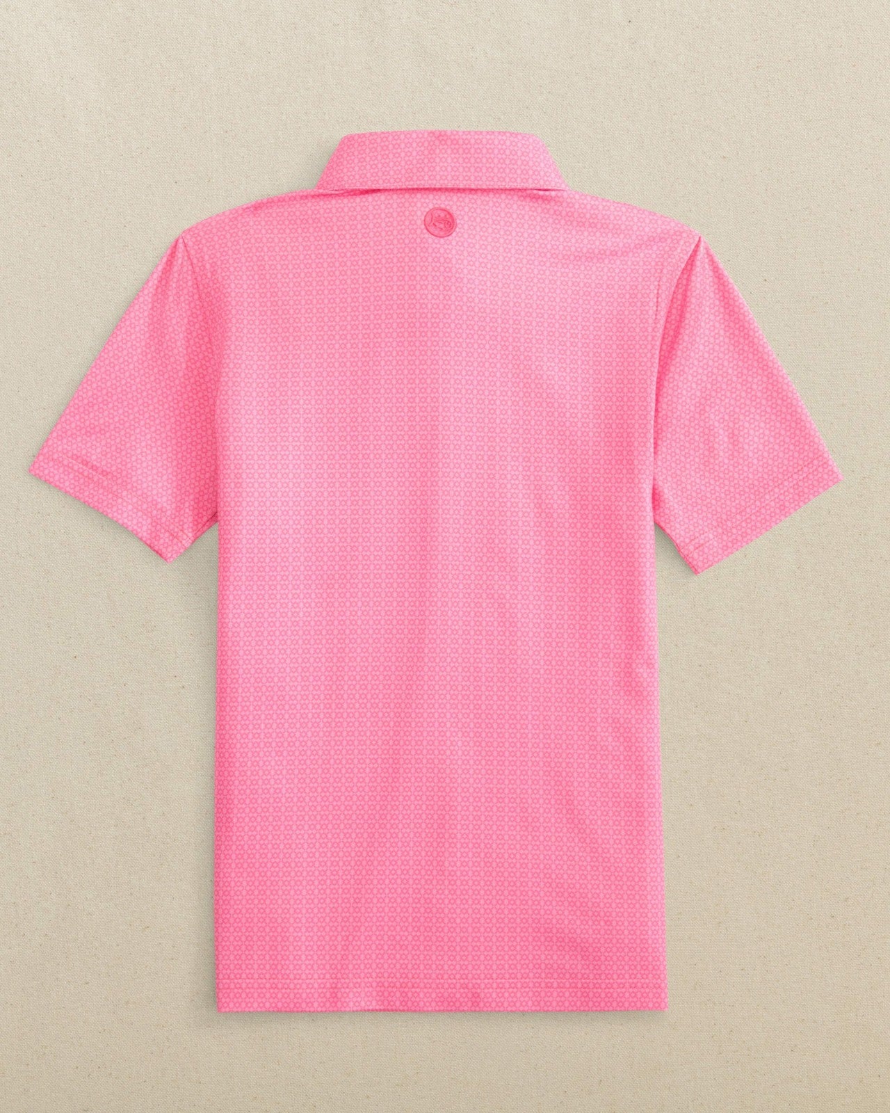 Southern Tide Boys Driver Seaside Geo Printed Performance Polo For Kids|Sale