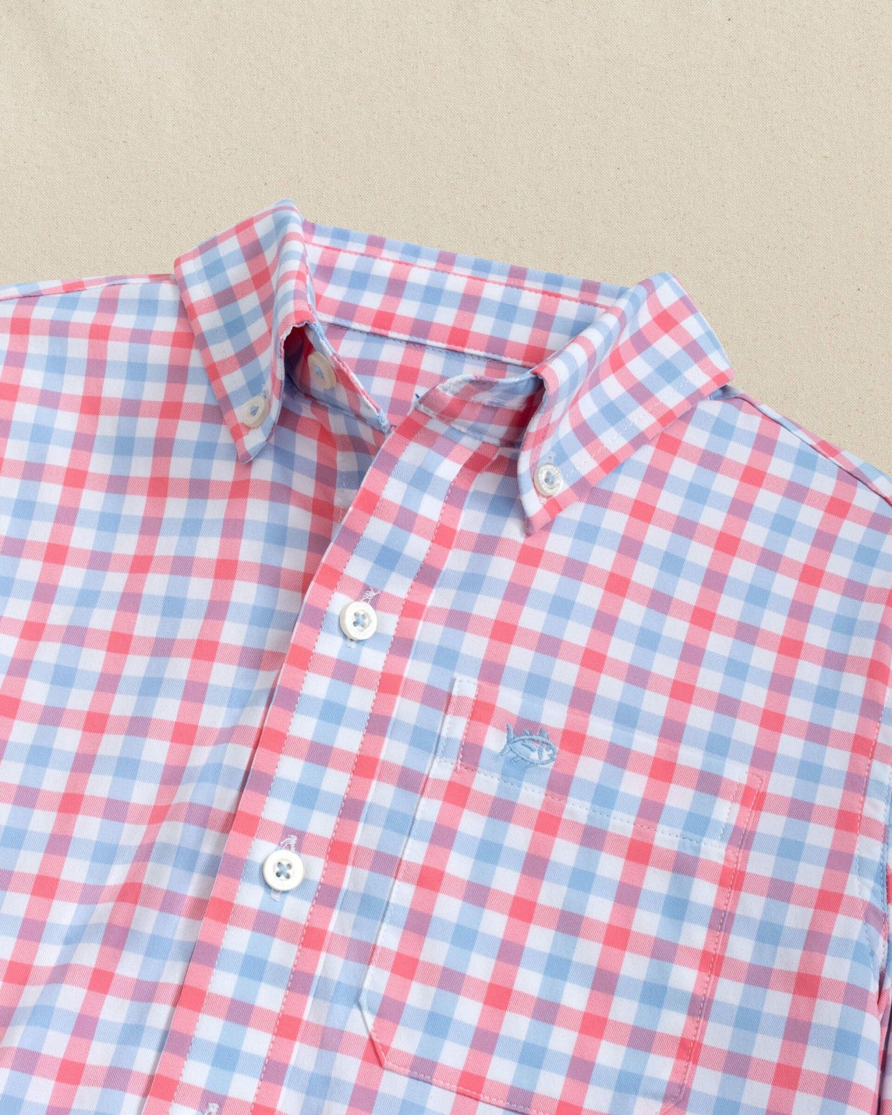 Southern Tide Boys Albemarle Plaid Intercoastal Sport Shirt For Kids|Sale