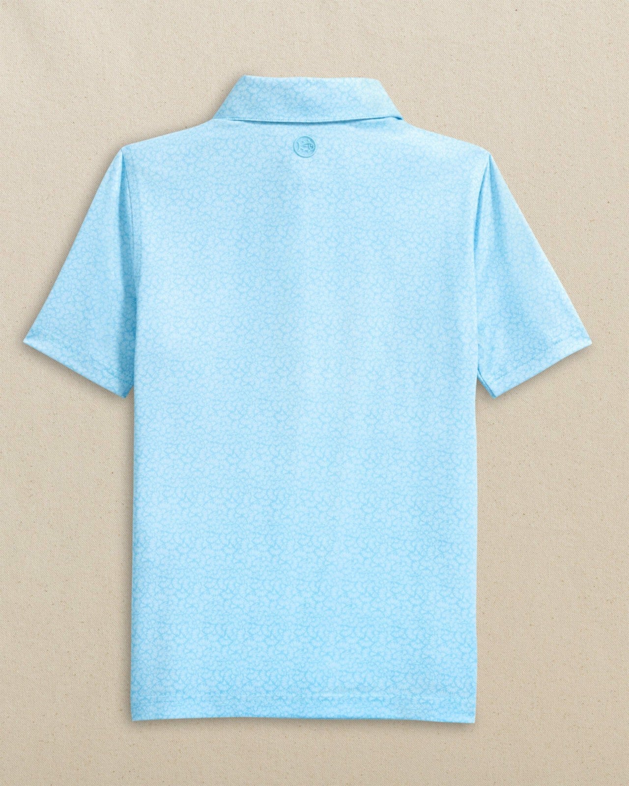 Southern Tide Boys Driver Paradise Shores Printed Performance Polo For Kids|Sale