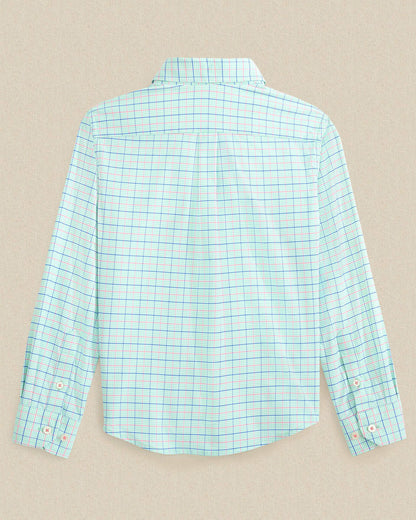 Southern Tide Boys Edisto Island Plaid Coastal Breeze® Sport Shirt For Kids|Sale