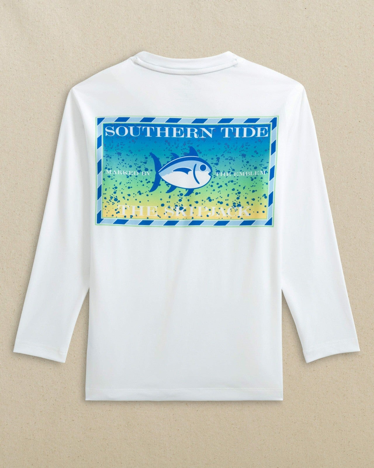 Southern Tide Kids Skipjack Mahi Long Sleeve Performance T-Shirt For Kids|Sale