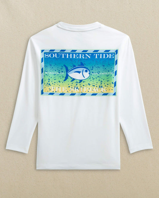 Southern Tide Kids Skipjack Mahi Long Sleeve Performance T-Shirt For Kids|Sale