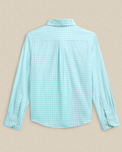 Southern Tide Boys Precheck Plaid Coastal Breeze® Sport Shirt For Kids|Sale