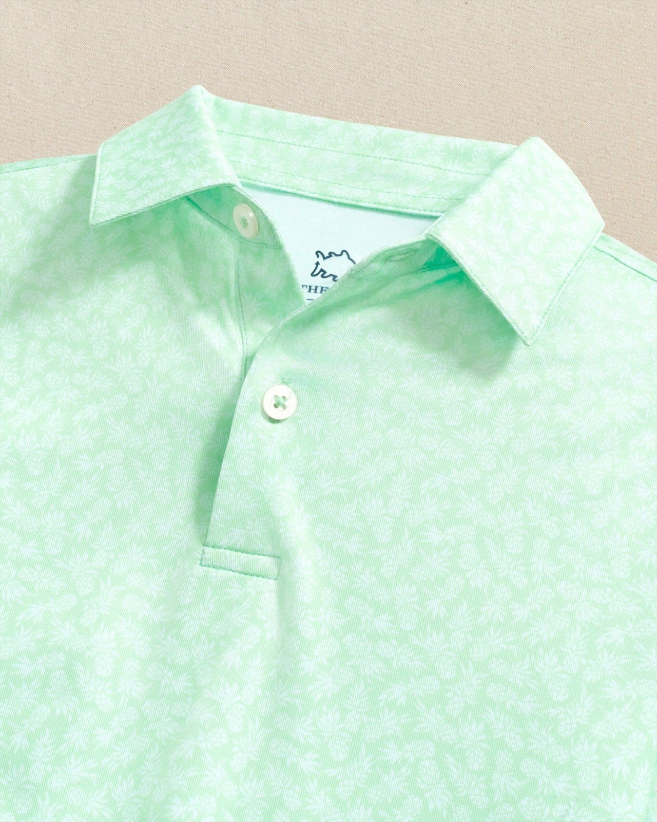 Southern Tide Boys Driver Pineapple Parade Printed Performance Polo For Kids|Sale