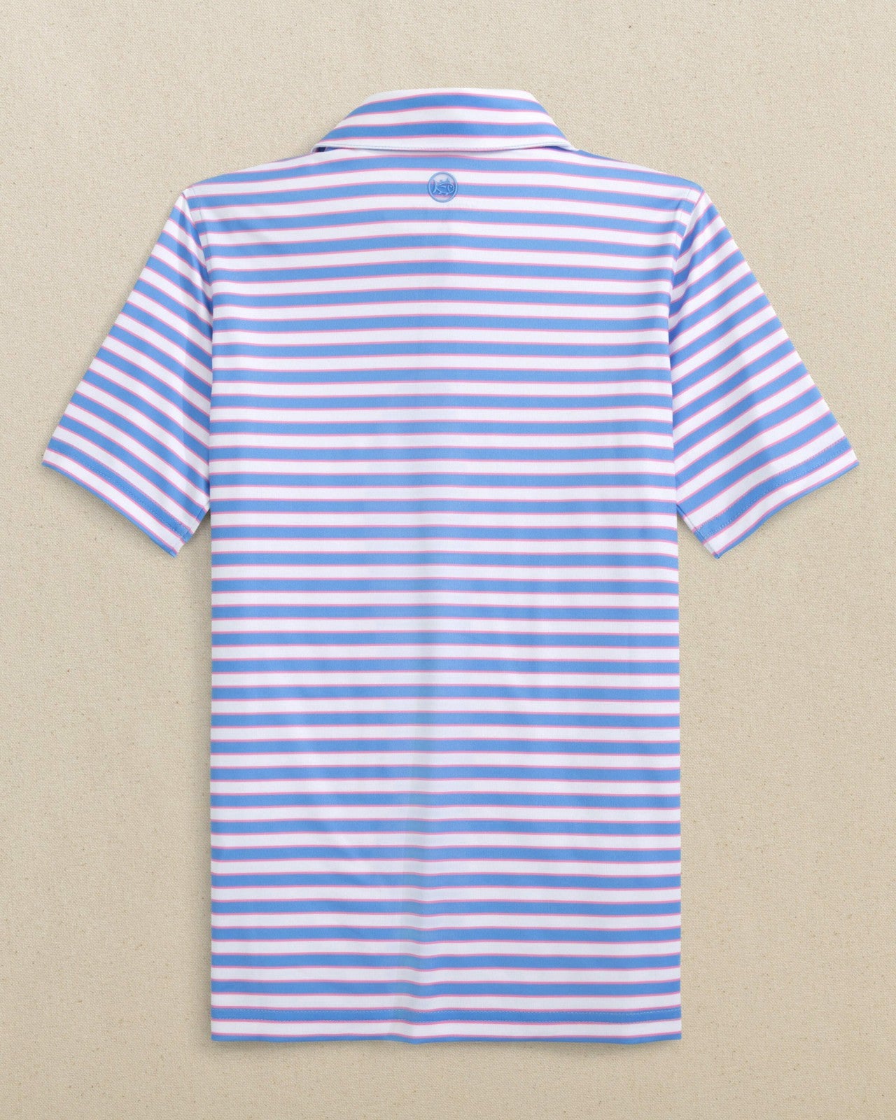Southern Tide Boys Driver Waterway Stripe Performance Polo For Kids|Sale