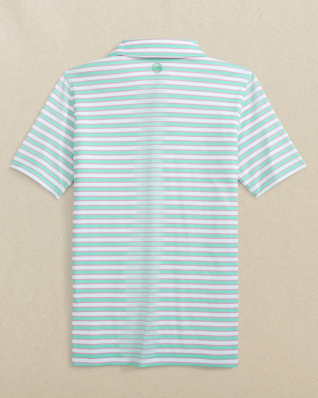 Southern Tide Boys Driver Waterway Stripe Performance Polo For Kids|Sale