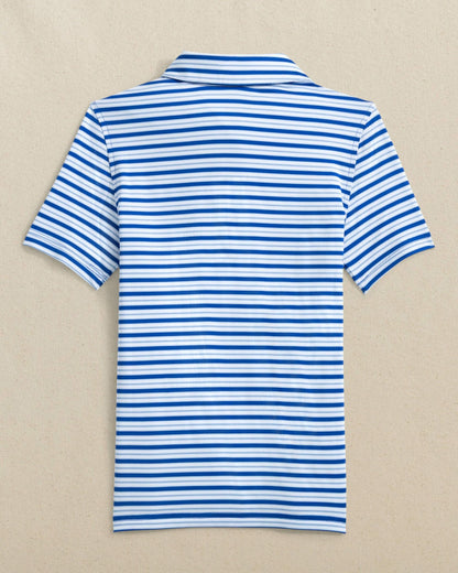 Southern Tide Boys Driver Ocean Hill Stripe Performance Polo For Kids|Sale