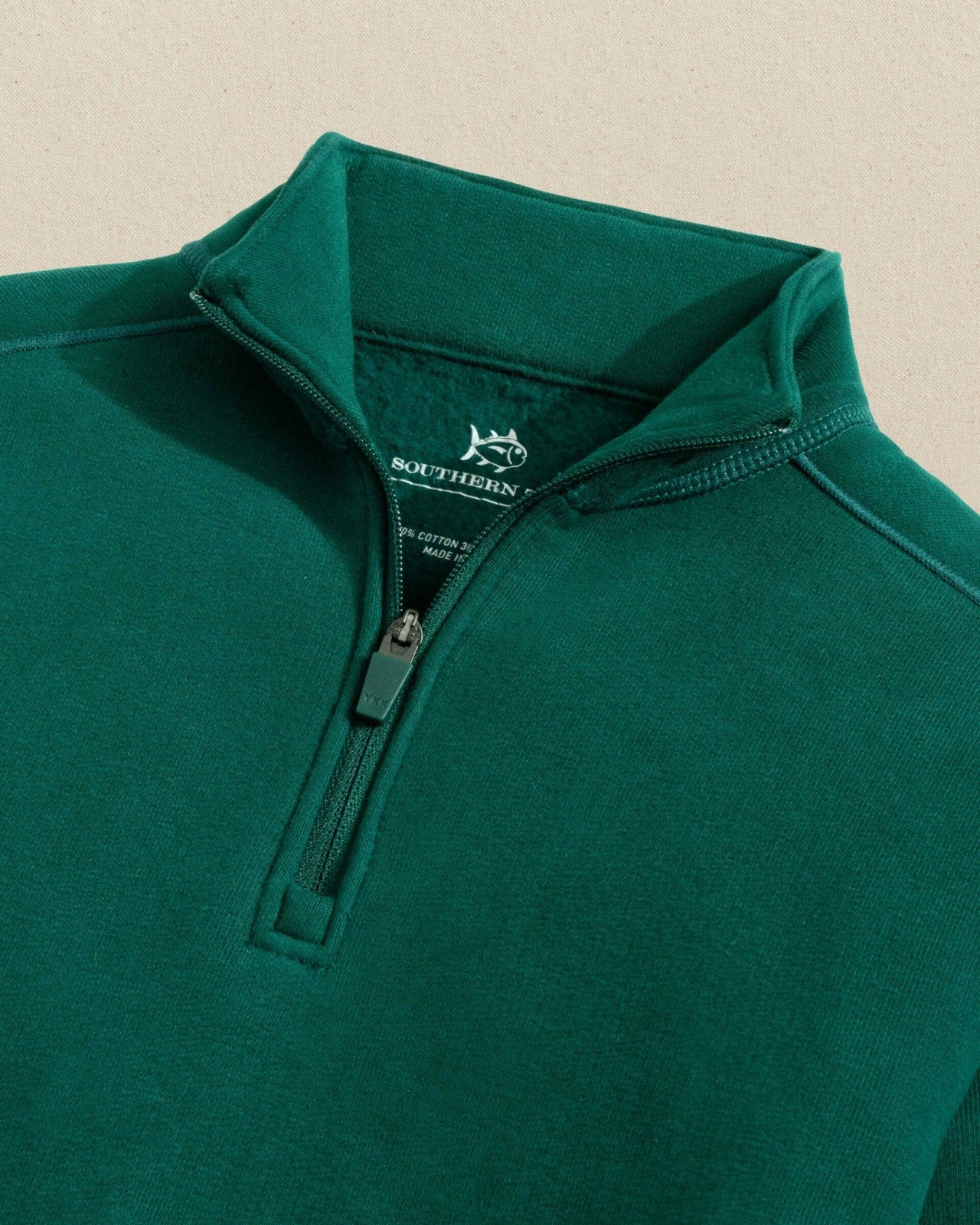 Southern Tide Boys Millview Fleece Quarter Zip For Kids|Sale