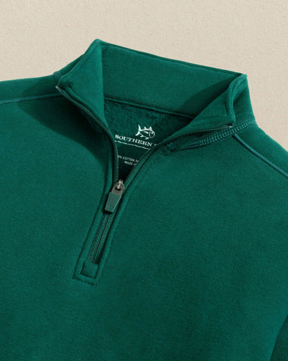 Southern Tide Boys Millview Fleece Quarter Zip For Kids|Sale