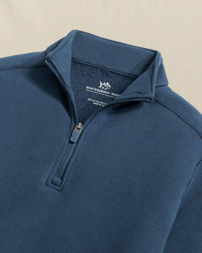 Southern Tide Boys Millview Fleece Quarter Zip For Kids|Sale
