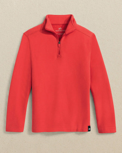 Southern Tide Boys Millview Fleece Quarter Zip For Kids|Sale