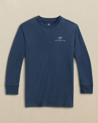 Southern Tide Kids Having A Ball Long Sleeve T-Shirt For Kids|Sale