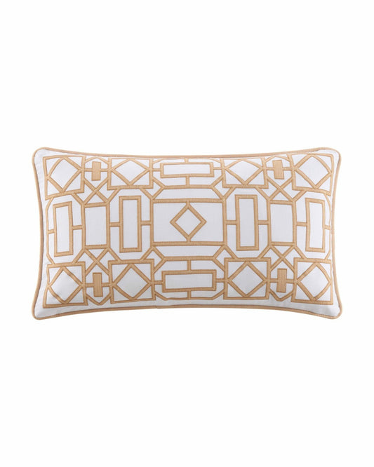 Southern Tide Trellis Square Linen Decorative Pillow For Home