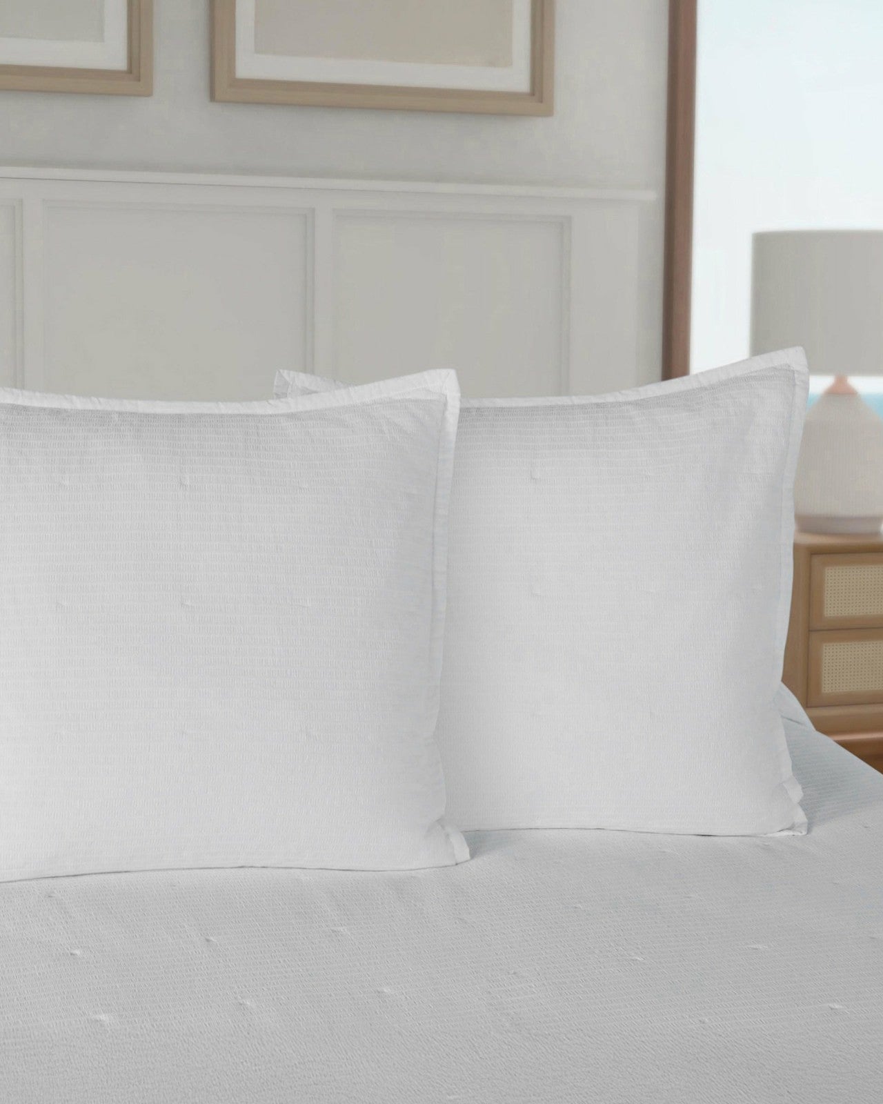 Southern Tide Ocean Isle White Euro Sham For Home
