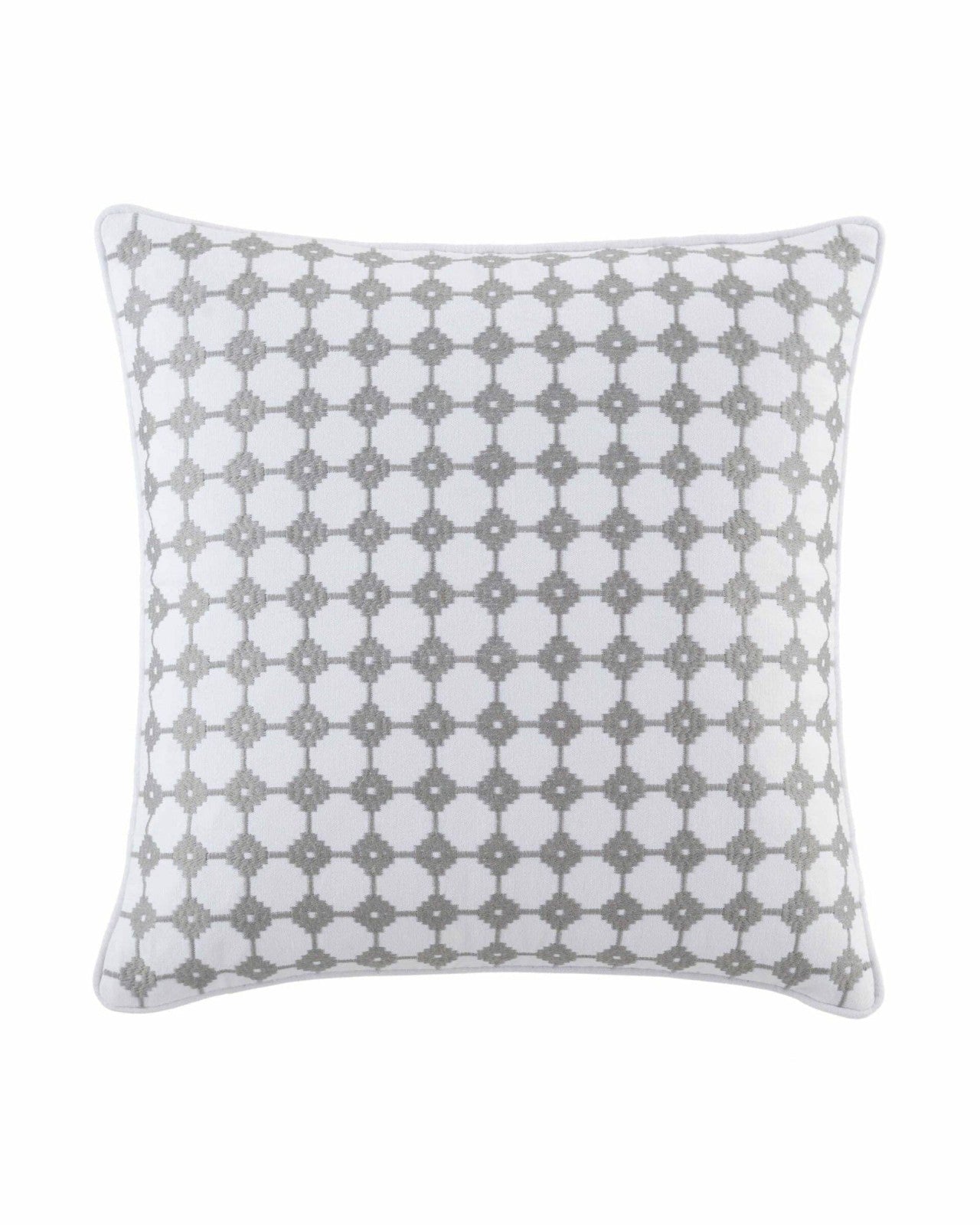 Southern Tide Laurel Embroidery Square Decorative Pillow For Home