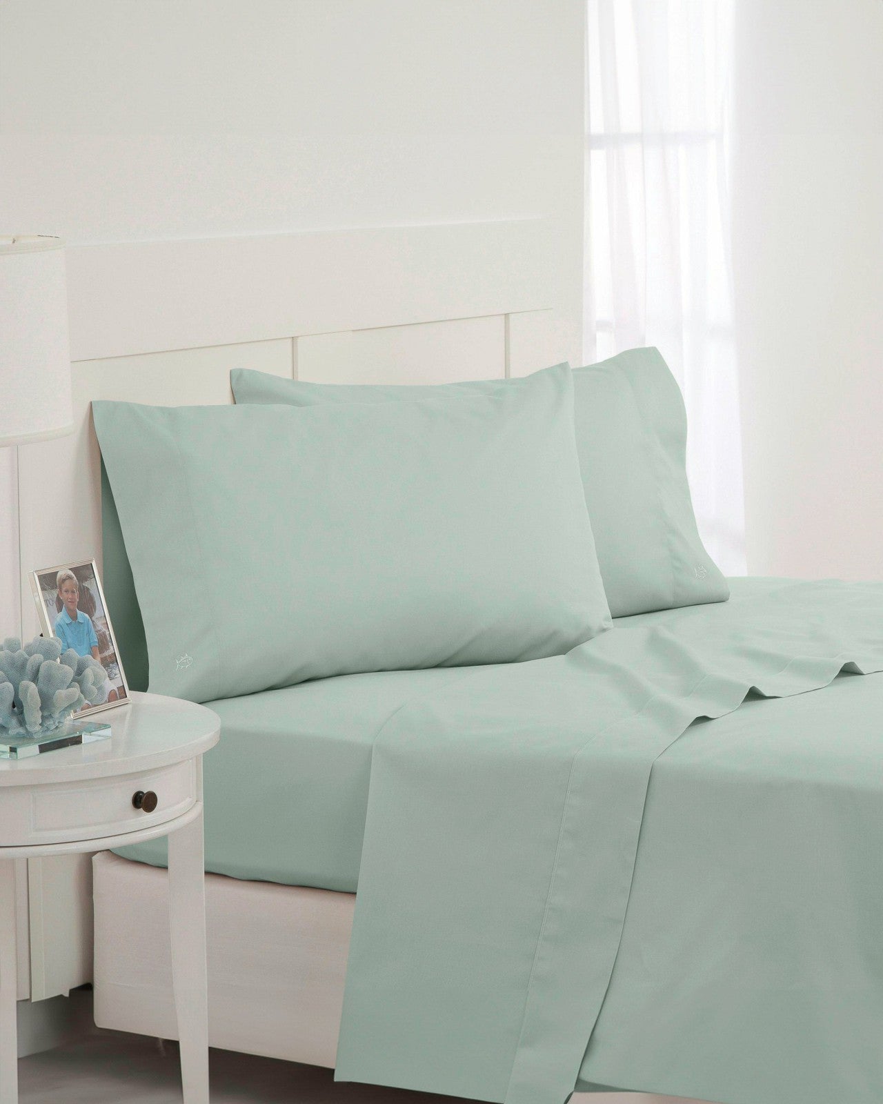 Southern Tide Cotton Solid Colored Bed Sheet Set For Home